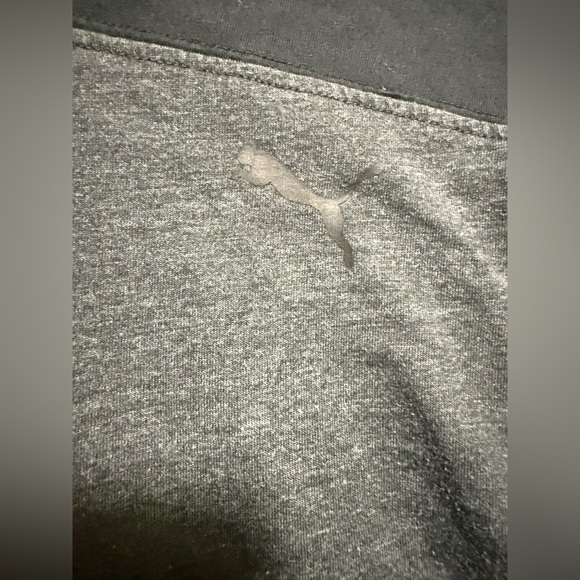 PUMA Lightweight Sweatshirt w/Hood,Black & Gray,Women's Size Large - Picture 2 of 9